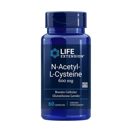 N-Acetyl-L-Cysteine, 600mg - 60 caps - Life Extension