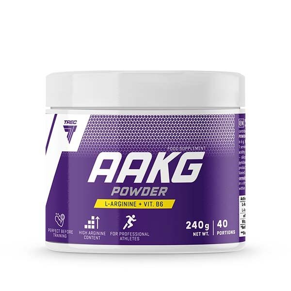 AAKG Powder, Orange - 240 grams - Trec Nutrition