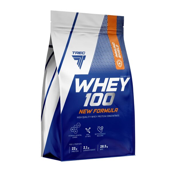 Whey 100 - New Formula, Vanilla Cream - 700 grams - Trec Nutrition