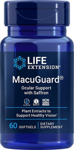 MacuGuard Ocular Support with Saffron - 60 softgels - Life Extension