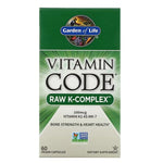 Vitamin Code Raw K-Complex - 60 vegan caps - Garden of Life