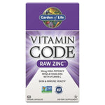 Vitamin Code Raw Zinc - 60 vegan caps - Garden of Life