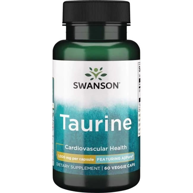 Taurine, 1000mg - 60 vcaps - Swanson