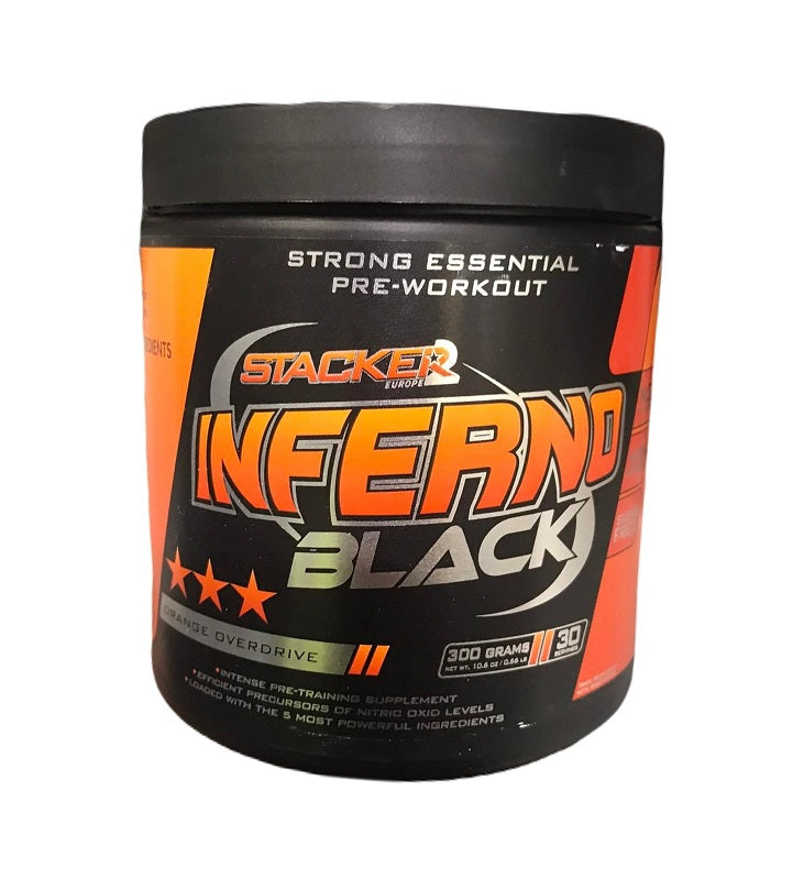 Inferno Black, Orange Overdrive - 300 grams - Stacker2 Europe