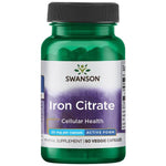 Iron Citrate, 25mg - 60 vcaps - Swanson