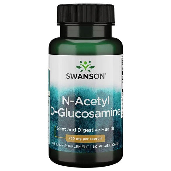N-Acetyl D-Glucosamine, 750mg - 60 vcaps - Swanson