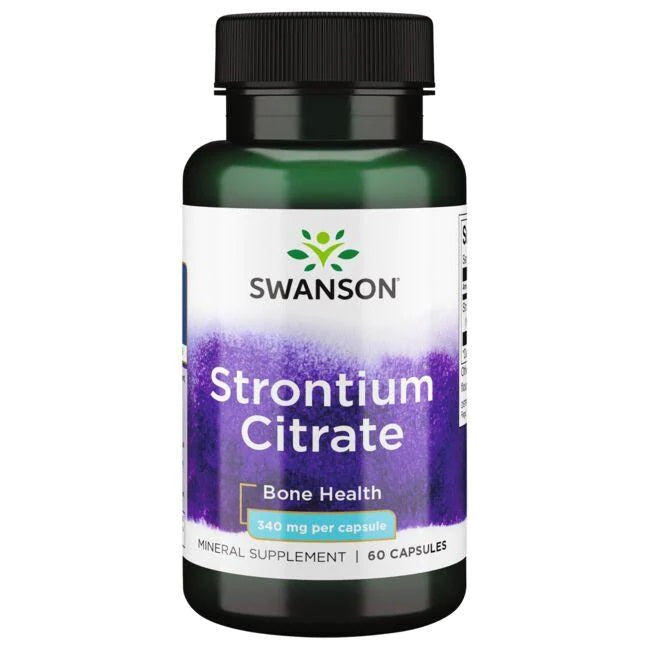 Strontium Citrate, 340mg - 60 caps - Swanson