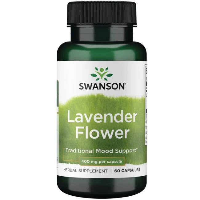Lavender Flower, 400mg - 60 caps - Swanson