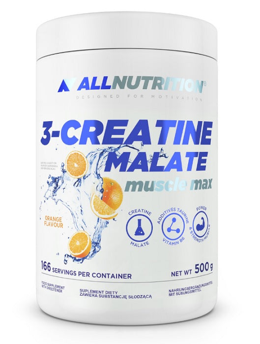 3-Creatine Malate, Orange - 500 grams - Allnutrition