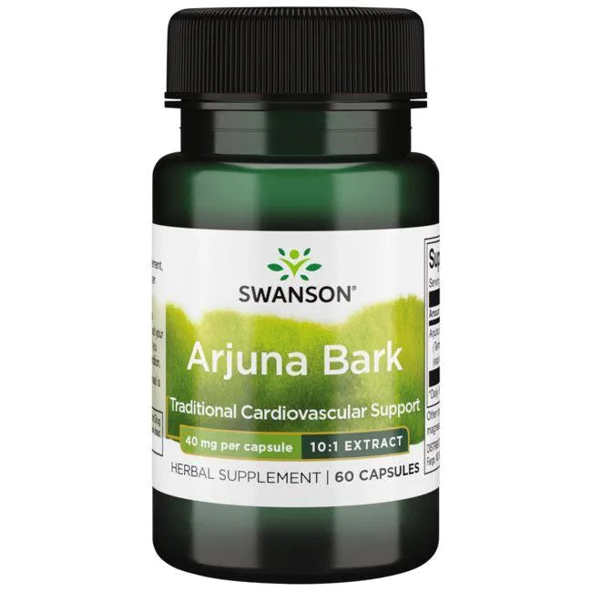 Arjuna Bark (10:1) Extract, 40mg - 60 caps - Swanson