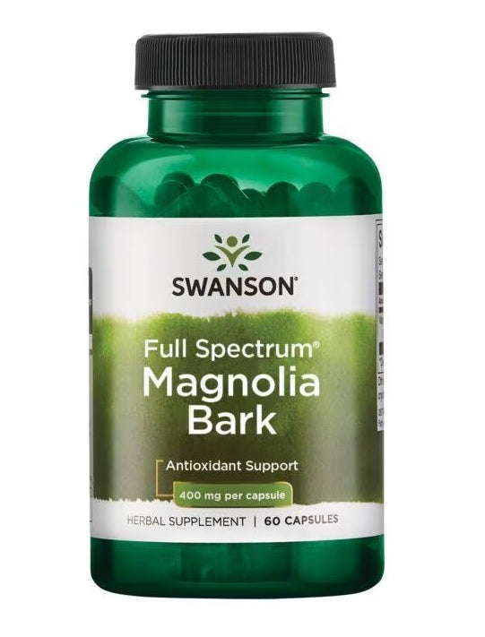 Full Spectrum Magnolia Bark, 400mg - 60 caps - Swanson