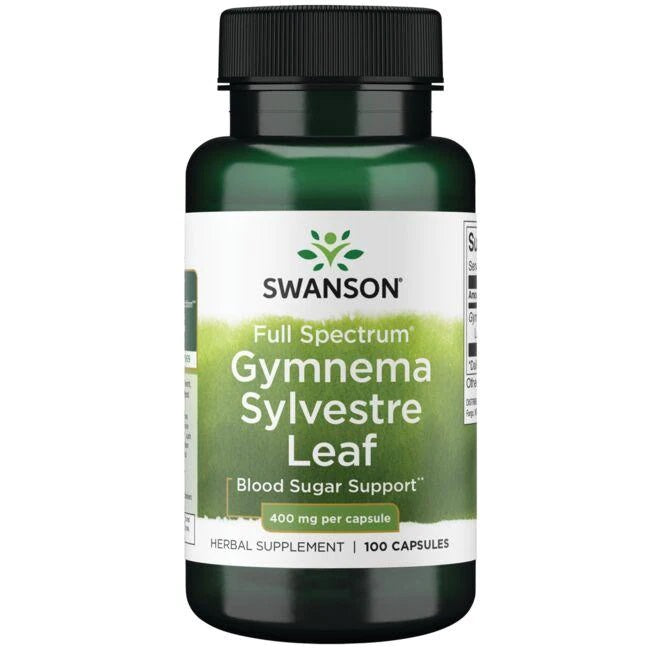 Full Spectrum Gymnema Sylvestre Leaf, 400mg - 100 caps - Swanson