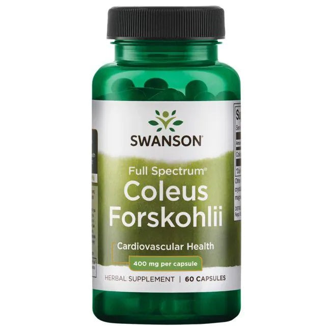 Full Spectrum Coleus Forskohlii, 400mg - 60 caps - Swanson
