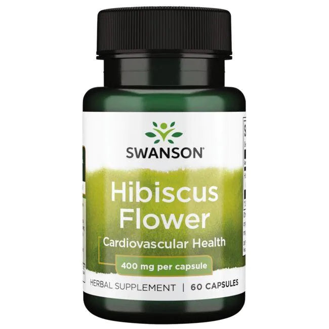 Hibiscus Flower, 400mg - 60 caps - Swanson