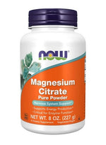 Magnesium Citrate, Pure Powder - 227 grams - NOW Foods