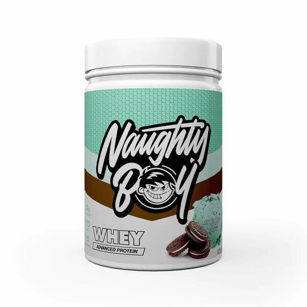 Advanced Whey, Mint Cookies & Cream - 900 grams - Naughty Boy