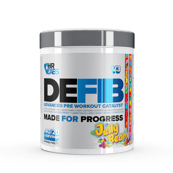Defib V3 Advanced Pre Workout Catalyst, Jelly Bean - 420 grams - HR Labs