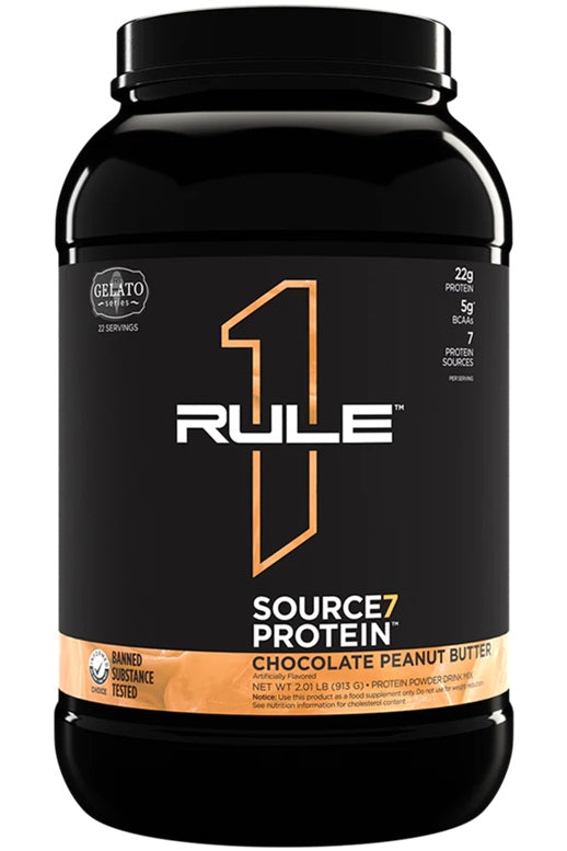 Source7 Protein, Chocolate Peanut Butter Gelato - 913 grams - Rule One