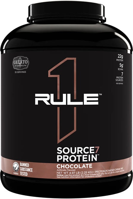 Source7 Protein, Chocolate Gelato - 2250 grams - Rule One