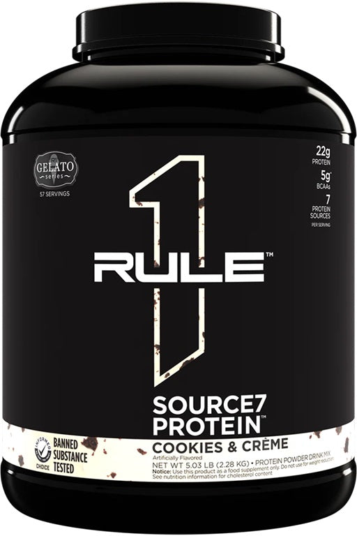 Source7 Protein, Cookies & Creme Gelato - 2280 grams - Rule One