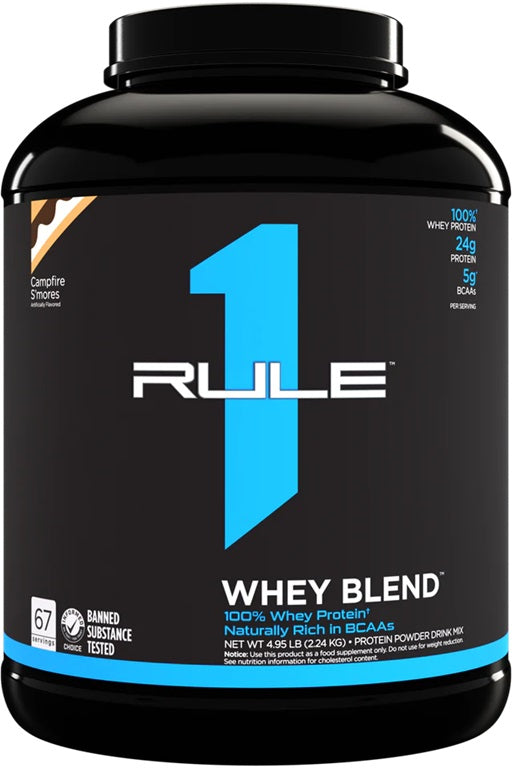 R1 Whey Blend, Campfire S'mores - 2240 grams - Rule One