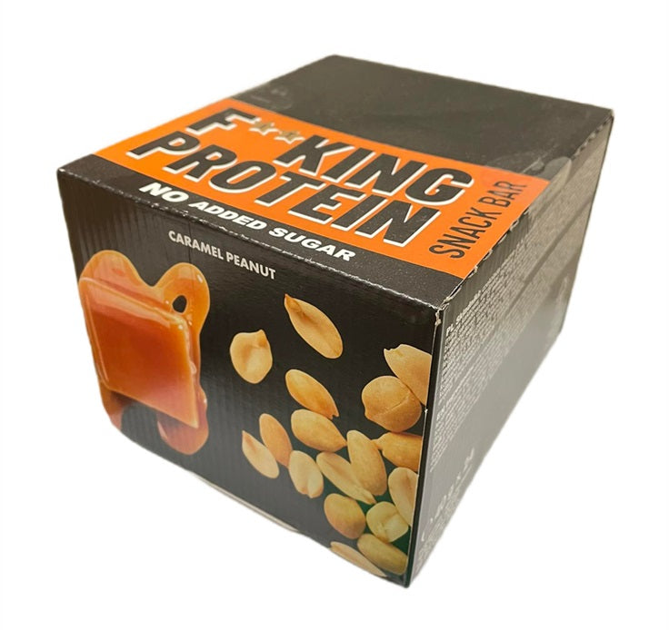 Fitking Protein Snack Bar, Caramel Peanut - 24 x 40g - Allnutrition