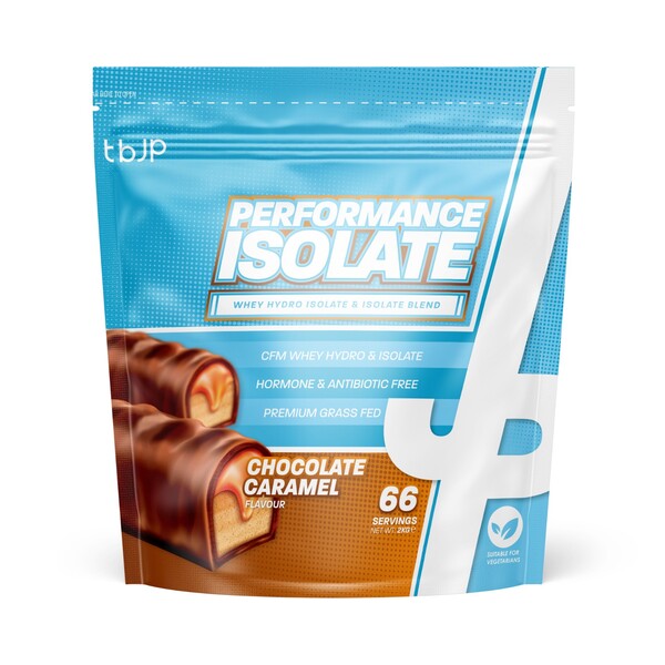 Performance Isolate, Chocolate Caramel - 2000 grams - Trained by JP