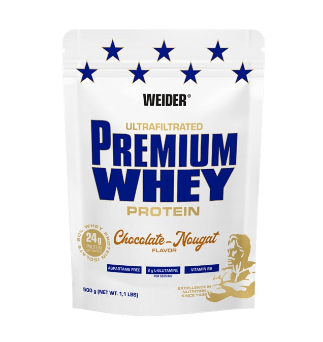 Premium Whey, Chocolate Nougat - 500 grams - Weider