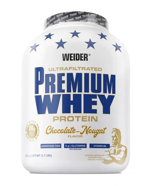 Premium Whey, Chocolate Nougat - 2300 grams - Weider