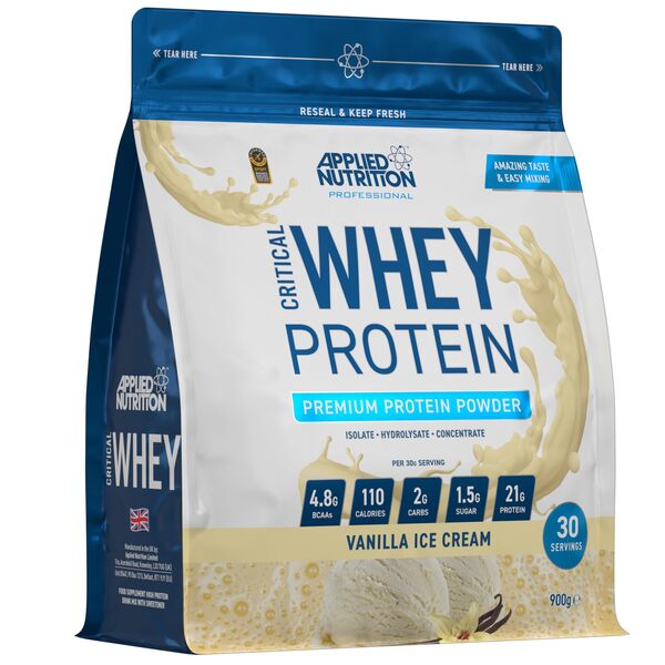 Critical Whey, Vanilla Ice Cream - 900 grams - Applied Nutrition