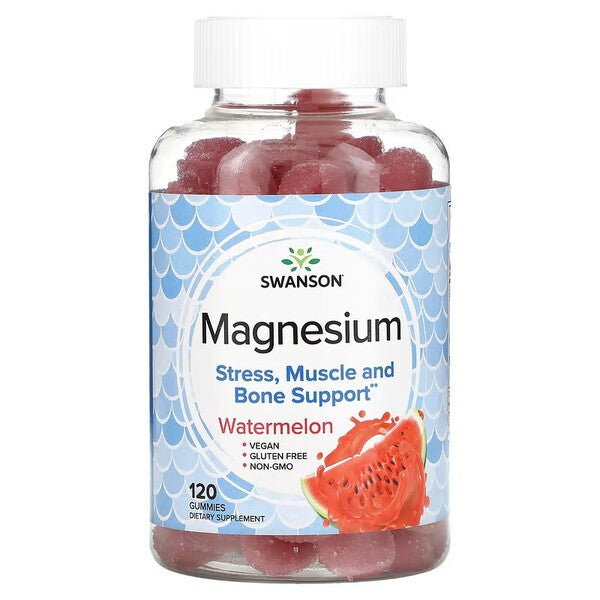 Magnesium Gummies, Watermelon - 120 gummies - Swanson