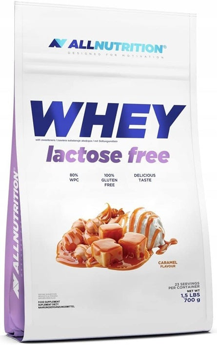 Whey Lactose Free, Caramel - 700 grams - Allnutrition