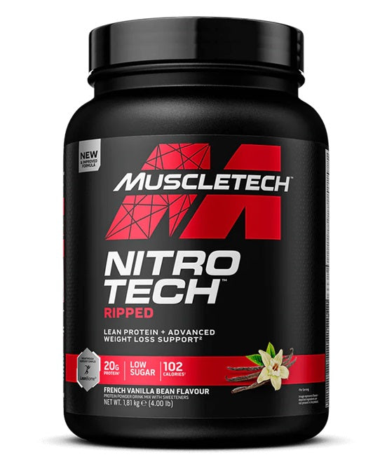Nitro-Tech Ripped, French Vanilla Bean - 1810 grams - MuscleTech