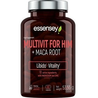 Multivit for Him + Maca Root - 90 caps - Essensey