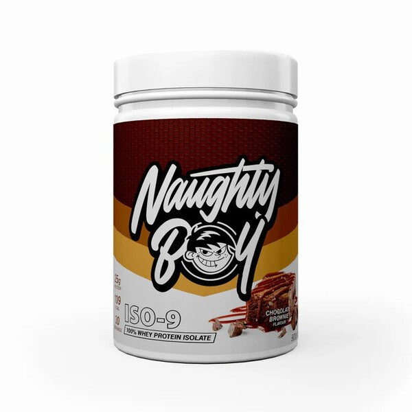 Iso-9, Chocolate Brownie - 900 grams - Naughty Boy
