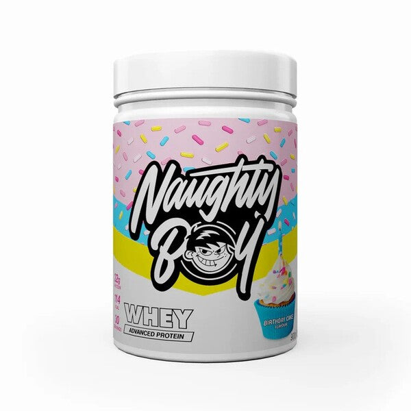 Advanced Whey, Birthday Cake - 900 grams - Naughty Boy