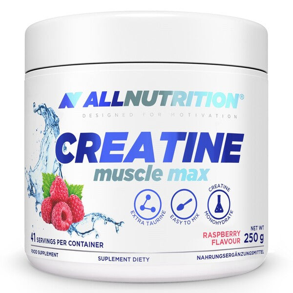 Creatine Muscle Max, Raspberry - 250 grams - Allnutrition