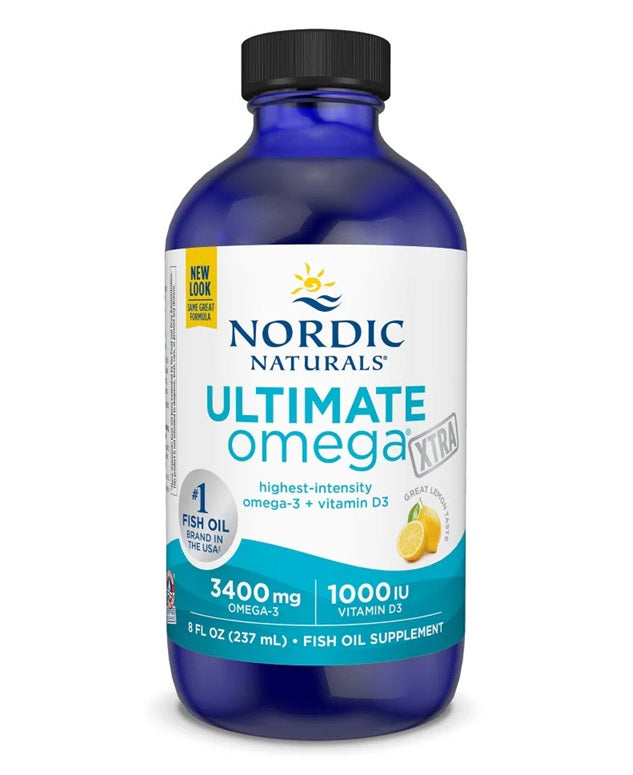 Ultimate Omega Xtra, 3400mg Lemon - 237 ml. - Nordic Naturals