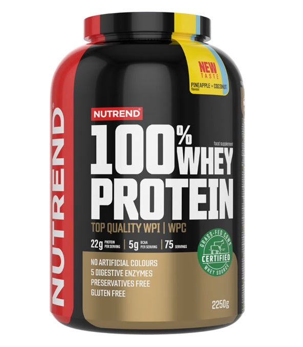 100% Whey Protein, Pineapple + Coconut - 2250 grams - Nutrend