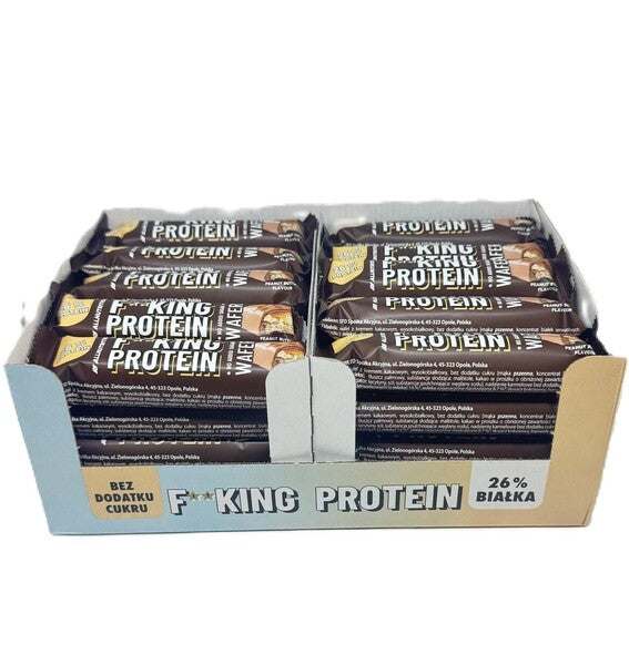 Fitking Protein Wafer, Peanut Butter - 40 x 39g - Allnutrition