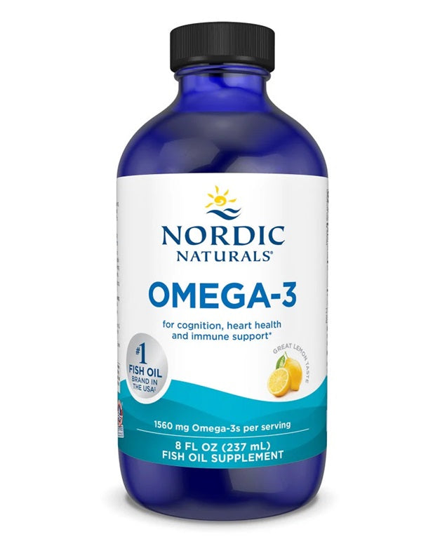 Omega-3, 1560mg Lemon - 237 ml. - Nordic Naturals
