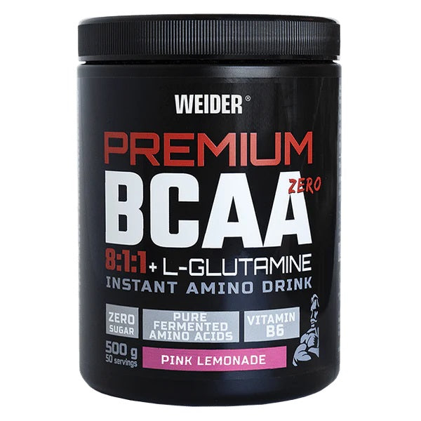 Premium BCAA Zero, Pink Lemonade - 500 grams - Weider
