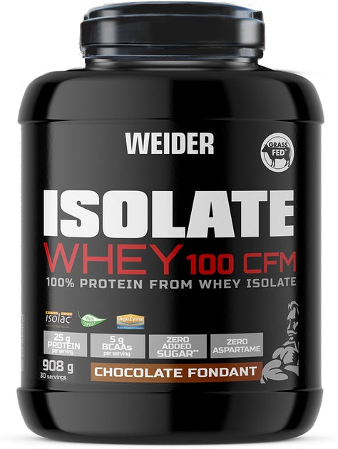 Isolate Whey 100 CFM, Chocolate Fondant - 908 grams - Weider