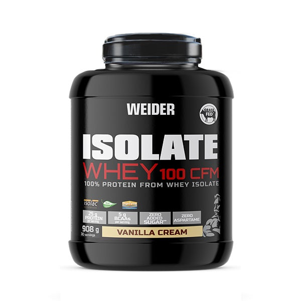 Isolate Whey 100 CFM, Vanilla Cream - 908 grams - Weider
