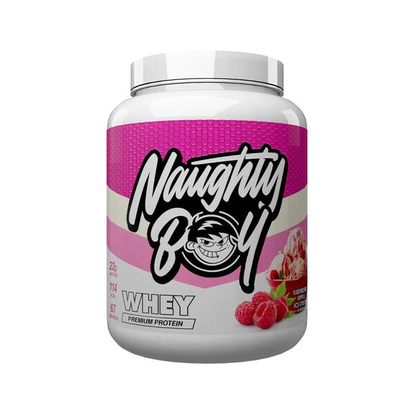 Advanced Whey, Raspberry Ripple Ice Cream - 2010 grams - Naughty Boy