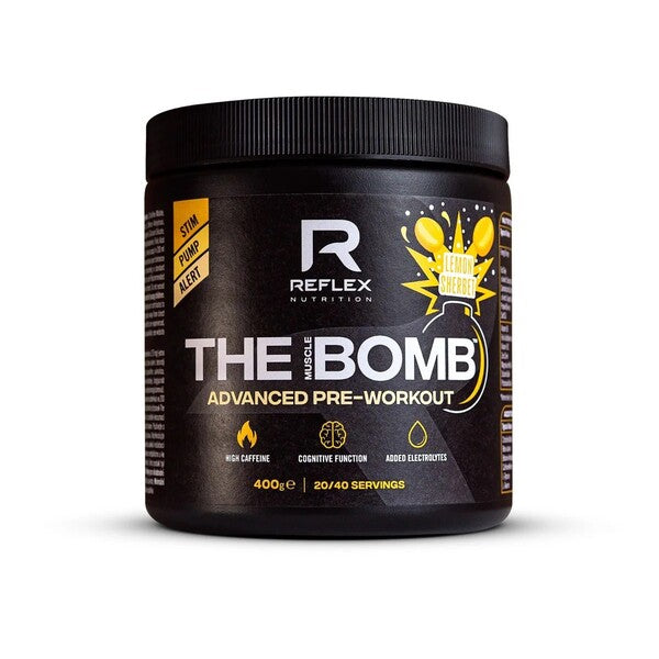 The Muscle Bomb, Lemon Sherbet - 400 grams - Reflex Nutrition