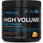 High Volume (New Formula), Sour Peach Candy - 270 grams - PEScience