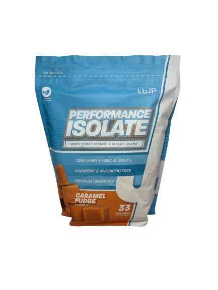 Performance Isolate, Caramel Fudge - 1000 grams - Trained by JP