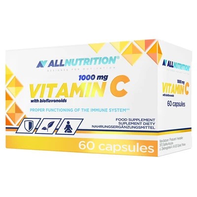 Vitamin C with Bioflavonoids, 1000mg - 60 caps - Allnutrition