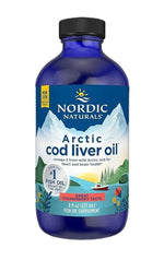 Arctic Cod Liver Oil, 1060mg Strawberry - 237 ml. - Nordic Naturals